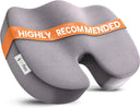 Ecofeen Cooling Gel Memory Foam Seat Cushion Non Slip Coccyx Support for Pain Relief Ecofeen Cooling Gel Memory Foam Seat Cushion Non Slip Coccyx Support for Pain Relief