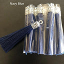 Silk Tassel Earrings Kit with Silver Caps for DIY Jewelry Silk Tassel Earrings Kit with Silver Caps for DIY Jewelry