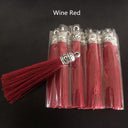 Silk Tassel Earrings Kit with Silver Caps for DIY Jewelry Silk Tassel Earrings Kit with Silver Caps for DIY Jewelry