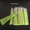 Silk Tassel Earrings Kit with Silver Caps for DIY Jewelry Silk Tassel Earrings Kit with Silver Caps for DIY Jewelry