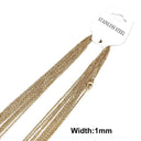 Gold Stainless Steel Chains Set for Stylish DIY Jewelry Gold Stainless Steel Chains Set for Stylish DIY Jewelry