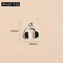 10pcs Mix Funny Enamel Guitar Keyboard Charms Fit DIY Jewelry 10pcs Mix Funny Enamel Guitar Keyboard Charms Fit DIY Jewelry