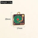 10pcs Mix Funny Enamel Guitar Keyboard Charms Fit DIY Jewelry 10pcs Mix Funny Enamel Guitar Keyboard Charms Fit DIY Jewelry