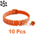 Adjustable Nylon Pet Collar Set with Bell for Small Pets Adjustable Nylon Pet Collar Set with Bell for Small Pets