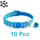 Adjustable Nylon Pet Collar Set with Bell for Small Pets Adjustable Nylon Pet Collar Set with Bell for Small Pets