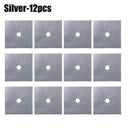 12-Pack Reusable Gas Stove Protector Liners Oil Proof Easy Clean 12-Pack Reusable Gas Stove Protector Liners Oil Proof Easy Clean