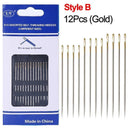 Elderly Friendly Stainless Steel Sewing Needle Set Elderly Friendly Stainless Steel Sewing Needle Set