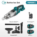 1500W Cordless Vacuum Cleaner For Makita 18V Battery Power 1500W Cordless Vacuum Cleaner For Makita 18V Battery Power