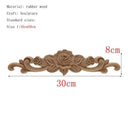 Handcrafted Oak Flower Sculpture Charming European Style Decor Handcrafted Oak Flower Sculpture Charming European Style Decor