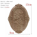 Handcrafted Oak Flower Sculpture Charming European Style Decor Handcrafted Oak Flower Sculpture Charming European Style Decor