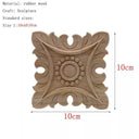 Handcrafted Oak Flower Sculpture Charming European Style Decor Handcrafted Oak Flower Sculpture Charming European Style Decor