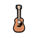 1Pcs Musical Instrument Shoe Charms For Clog Guitar Violin 1Pcs Musical Instrument Shoe Charms For Clog Guitar Violin