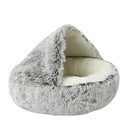 Luxurious Round Plush Pet Bed for Ultimate Comfort Dogs Cats Luxurious Round Plush Pet Bed for Ultimate Comfort Dogs Cats