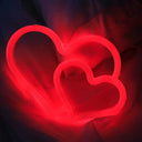 Two Sided LED Neon Light Night Game Pad Fire Moon Star Sign Two Sided LED Neon Light Night Game Pad Fire Moon Star Sign
