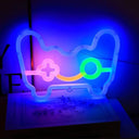 2 Side LED Bright Neon Light Night Game Pad Fire Moon Star Sign 2 Side LED Bright Neon Light Night Game Pad Fire Moon Star Sign