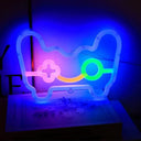 Two Sided LED Neon Light Night Game Pad Fire Moon Star Sign Two Sided LED Neon Light Night Game Pad Fire Moon Star Sign