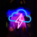 Two Sided LED Neon Light Night Game Pad Fire Moon Star Sign Two Sided LED Neon Light Night Game Pad Fire Moon Star Sign