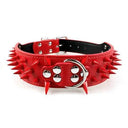 Spiked Leather Dog Collar Stylish Accessory for Trendsetting Pets Spiked Leather Dog Collar Stylish Accessory for Trendsetting Pets