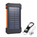 20000mAh Waterproof Solar Power Bank Dual USB LED SOS Light 20000mAh Waterproof Solar Power Bank Dual USB LED SOS Light
