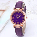 Womens Fashion Watch Elegant Leather Strap Quartz Timepiece Womens Fashion Watch Elegant Leather Strap Quartz Timepiece