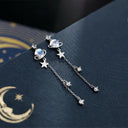 2023 Korean New Light Luxury Zircon Moon Star Earrings 2023 Korean New Light Luxury Zircon Moon Star Earrings