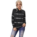 2024 Fall and Winter Stripes Tie-Dye Hoodie for Women 2024 Fall and Winter Stripes Tie-Dye Hoodie for Women