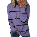 2024 Fall and Winter Stripes Tie-Dye Hoodie for Women 2024 Fall and Winter Stripes Tie-Dye Hoodie for Women
