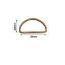 Vintage Metal D Ring Buckles for Stylish DIY Sewing Vintage Metal D Ring Buckles for Stylish DIY Sewing