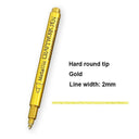 Brush Metallic Marker Pens Set for Gold Silver Crafts Brush Metallic Marker Pens Set for Gold Silver Crafts