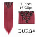 Hair Extensions: 24 Inch Blonde Black Clip-in Hair Extensions: 24 Inch Blonde Black Clip-in