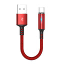 25cm Short Nylon Charger Data Cable Micro USB Type C Cables 25cm Short Nylon Charger Data Cable Micro USB Type C Cables