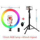 Ultimate RGB Ring Light with Adjustable Tripod Setup Ultimate RGB Ring Light with Adjustable Tripod Setup