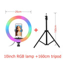 Ultimate RGB Ring Light with Adjustable Tripod Setup Ultimate RGB Ring Light with Adjustable Tripod Setup