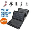 28W Foldable Solar Panel Charger With Dual USB Ports 28W Foldable Solar Panel Charger With Dual USB Ports