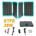 28W Foldable Solar Panel Charger With Dual USB Ports 28W Foldable Solar Panel Charger With Dual USB Ports