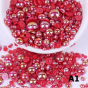 Macaroon AB Color Pearl Beads Set for DIY Jewelry and Nail Art Macaroon AB Color Pearl Beads Set for DIY Jewelry and Nail Art