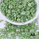 Macaroon AB Color Pearl Beads Set for DIY Jewelry and Nail Art Macaroon AB Color Pearl Beads Set for DIY Jewelry and Nail Art
