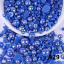 Macaroon AB Color Pearl Beads Set for DIY Jewelry and Nail Art Macaroon AB Color Pearl Beads Set for DIY Jewelry and Nail Art