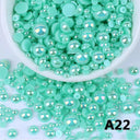 Macaroon AB Color Pearl Beads Set for DIY Jewelry and Nail Art Macaroon AB Color Pearl Beads Set for DIY Jewelry and Nail Art