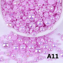 Macaroon AB Color Pearl Beads Set for DIY Jewelry and Nail Art Macaroon AB Color Pearl Beads Set for DIY Jewelry and Nail Art