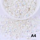 Macaroon AB Color Pearl Beads Set for DIY Jewelry and Nail Art Macaroon AB Color Pearl Beads Set for DIY Jewelry and Nail Art