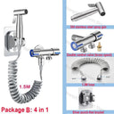 304 Steel Handheld Bidet Spray For Self Cleaning Hygiene 304 Steel Handheld Bidet Spray For Self Cleaning Hygiene