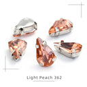 Crystal Drop Rhinestone Sewing Set DIY Glamour Kit 30 Pcs Crystal Drop Rhinestone Sewing Set DIY Glamour Kit 30 Pcs