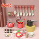 32-Piece Kids Cooking Playset for Kitchen Fun and Imagination 32-Piece Kids Cooking Playset for Kitchen Fun and Imagination