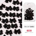 3D Black and White Bowknot Resin Nail Art Kit Elevate Designs 3D Black and White Bowknot Resin Nail Art Kit Elevate Designs