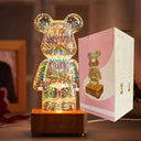3D Fireworks Bear Night Light USB Atmosphere Creator 3D Fireworks Bear Night Light USB Atmosphere Creator