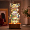 3D Fireworks Bear Night Light USB Atmosphere Creator 3D Fireworks Bear Night Light USB Atmosphere Creator