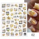 3D Gradient Nail Art Stickers Elevate Your Style Game Chic 3D Gradient Nail Art Stickers Elevate Your Style Game Chic