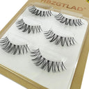 3D Mink Lashes - Natural Black Reusable Eyelashes Set Pack 3D Mink Lashes - Natural Black Reusable Eyelashes Set Pack