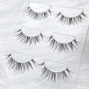 3D Mink Lashes - Natural Black Reusable Eyelashes Set Pack 3D Mink Lashes - Natural Black Reusable Eyelashes Set Pack